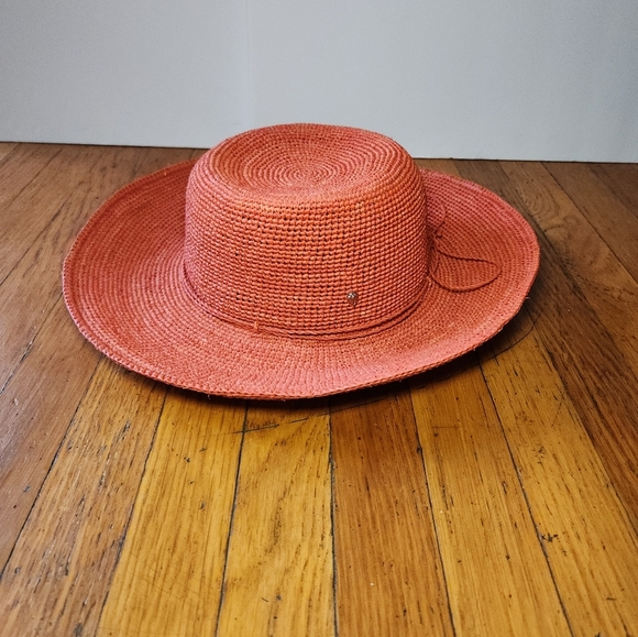 HELEN KAMINSKI 100% Raffia Orange Sun Hat main image 6